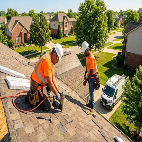 Dalton Roofing Co. logo design
